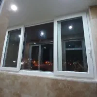 درب و پنجره دوجداره و شیشه و توری پلیسه