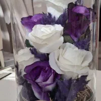 گل مصنوعی حباب دار