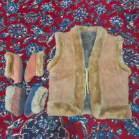 کاپشن پوست مناسب ۲ تا ۳ سال ۱۰۰ هزار