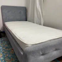 تخت خواب تک نفره همراه با تشک