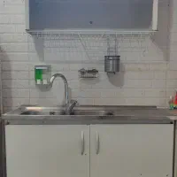 کابینت فلزی - سینک - شیر