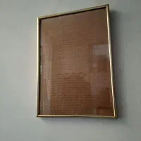 قاب عکس فلزی با شیشه