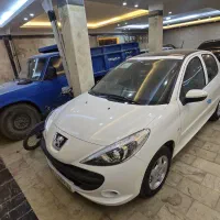 پژو ۲۰۷ارتقاTU5 p  سقف پانورما با رینگ آلمینیومی