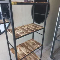 شلف کتابخانه گنبدی ۲۰ ماه گارانتی سازه فلزی|کتابخانه، شلف، قفسه‌های دیواری|مشهد, خلق آباد سفلی|دیوار