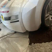 سرویس تخت و میز تحریر ماشین فراری قرمز و سفید|تخت و سرویس خواب|پردیس, فاز ۲|دیوار