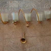 لوستر|لوستر و چراغ آویز|ازنا, |دیوار