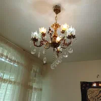 لوستر برنج شش شاخه