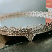 سینی طلایی رنگ ثابت|صنایع دستی و سایر لوازم تزئینی|اهواز, رسالت|دیوار