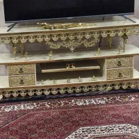 میزتلویزیون سنگین اصل برنز