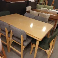 میز ناهارخوری فلورا ۴ نفره چوب تمام نراد|میز و صندلی غذاخوری|رشت, استقامت ۱|دیوار