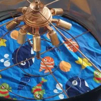 لوستر مخمل گرد اویز دار|لوستر و چراغ آویز|کرمانشاه, |دیوار