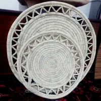 طبق یا طبگ حصیری دستباف