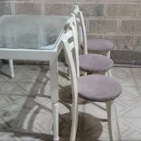 میز نهار خوری 4نفره|میز و صندلی غذاخوری|بهار, |دیوار