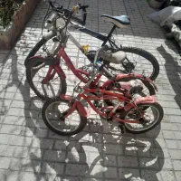 فروش سه عدد دوچرخه کودک  نوجوان و جوان