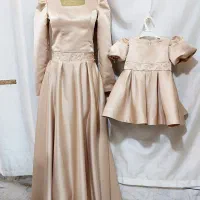 ست مادر دختری کرمی خیلی شیک