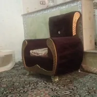 مبل چهار نفره و تلویزیون|مبلمان خانگی و میز عسلی|خرمدره, |دیوار