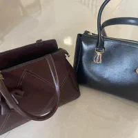۲ عدد کیف زنانه تمام چرم. سالم بدون استفاده