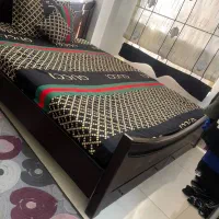 تختخواب دونفره با دراور و آینه|تخت و سرویس خواب|تهران, شاهین|دیوار