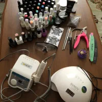 وسایل کاشت ناخن در حد نو