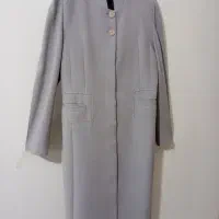 مانتو شلوار  اداری طوسی روشن شیک