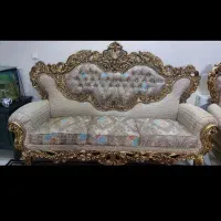 مبل اشرافی نشین تمام چوب راش (مناسب جهیزیه)|مبلمان خانگی و میز عسلی|ملایر, |دیوار