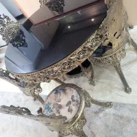میز ناهار  خوری برنز  و بوفه