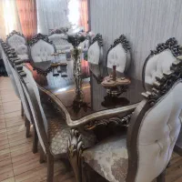 میز ناهار خوری ۸نفره بسیار شکیل و زیبا کلاسیک نو
