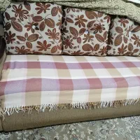 مبل راحتی 7نفره تمیز وسالم|مبلمان خانگی و میز عسلی|کاشان, عربها|دیوار