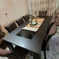 نهارخوری ۸نفره|میز و صندلی غذاخوری|بندر انزلی, معلم|دیوار