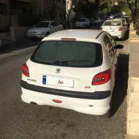 پژو ۲۰۶ تیپ ۳ سفید|خودرو سواری و وانت|پردیس, فاز ۳|دیوار