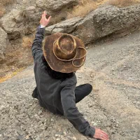 کلاه کابویی جنس نمد لوکس