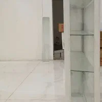 2 عدد ویترین فلزی 5 طبقه همراه هالوژن و قفل اندیشه|بوفه، ویترین، کنسول|اندیشه, اندیشه فاز ۴|دیوار