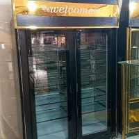 یخچال دو در ۱،۵ مشکی طلایی|فروشگاه و مغازه|قم, شهرک امام حسین|دیوار