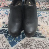 کفش پاشنه بلند چرم زنانه