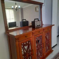 آینه کنسول چوبی