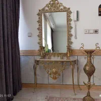 آیینه شمعدان و گلدان برنز|صنایع دستی و سایر لوازم تزئینی|کنگاور, |دیوار