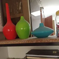 گلدان سالونگ سه رنگ