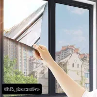 برچسب شیشه مات کن جیوه ایی رفلکسی دودی آیینه ایی