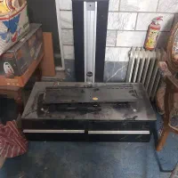 میز تلوزیون همراه دوکشوبزرگ و پایه بارکت