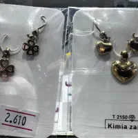 نیم ست گل افشان 3گرم طلا بدون اجرت|جواهرات|تهران, شهرک ولیعصر شمالی|دیوار