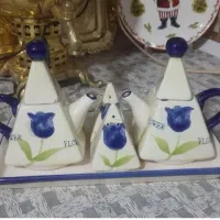 سرویس پا سماوری مینیاتوری قدیمی ساخت انگلستان