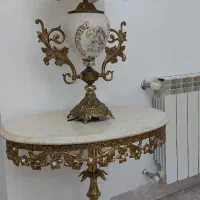 میز برنز با آباژور