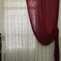 پرده توری سفید