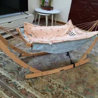 گهواره تاشو به همراه پشه بند ( نی نی لای لای )|اسباب و اثاث بچه|رشت, رشتیان|دیوار