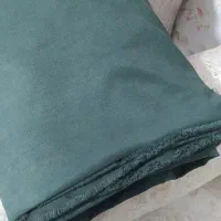 پارچه کتان گرانت رنگ سبز یشمی