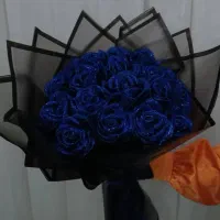 گل رز روبانی زیبا و ماندگار|گل مصنوعی|مراغه, |دیوار