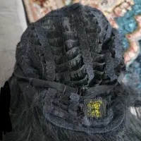 کلاه گیس مشکی طبیعی مجعد و بلند|آرایشی، بهداشتی، درمانی|ری, دولتآباد|دیوار