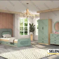 تخت خواب یکنفره سرویس خواب  پرداخت آسان کد 123