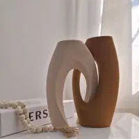 قالب گلدان دوقلو مدرن سیلیکونی قسطی