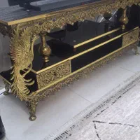 ساعت میز وبوفه برنجی اصل تمیز بدونه ایراد